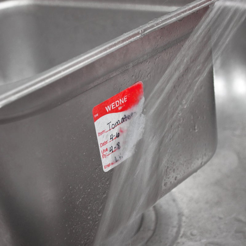 DayMark Safety Systems Day of The Week 1" Square Dissolvable Labels, Monday-Sunday, Dispenser Box Included (3,500 Labels) - Image 2